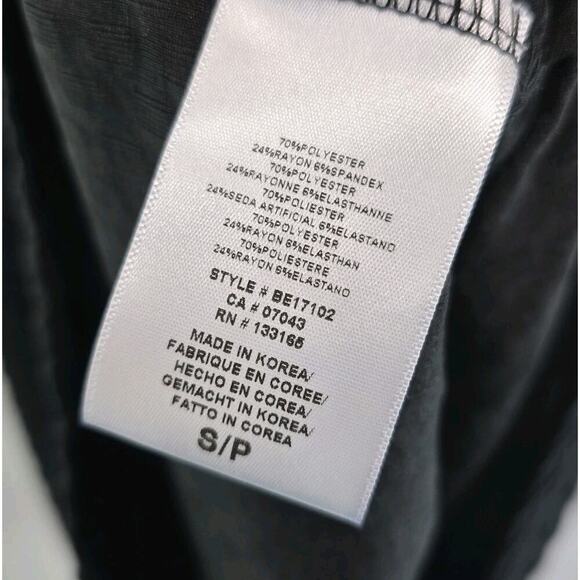 Anthropologie Top Womens Small Tank Textured Button Back Mock Neck Eri Ali - Picture 8 of 9